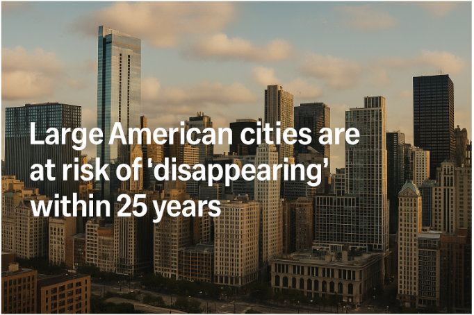Large American Cities Are at Risk of “Disappearing” Within 25 Years